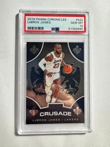 2019 -20 Panini Chronicles Basketball #522 LeBron James Crusade PSA 10 Gem Mint - Bild 1 von 2