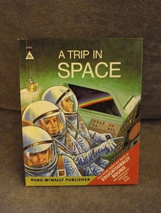 Vintage Juvenile SPACE book: A Trip in Space 1968 Elf Book - Picture 1 of 6