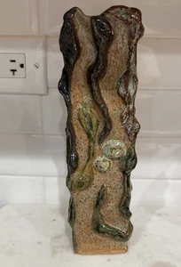 Primitive Keramik Vase signiert vom Künstler - Bild 1 von 6