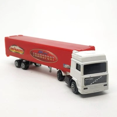 Majorette Volvo truck White with Mini Transport Container 1/100 (6") Pre-Owned - Image 1 of 4