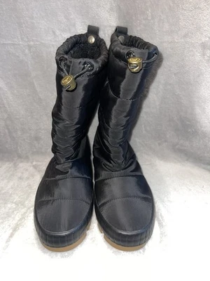 Sperry Women’s Winter Boots High/Low Size 7 Black Faux Fur - Image 1 of 4