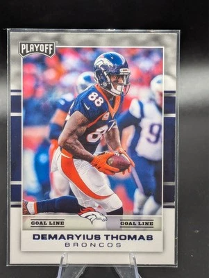 2017 Panini Playoff - Cincinatti Bengals Demaryius Thomas #97 Goal Line - Image 1 of 2