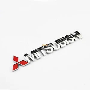 3D Auto Emblem Aufkleber Badge Plakette Schriftzug Car Sticker AZ Für Mitsubishi - Picture 1 of 3
