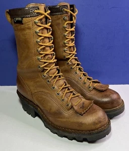 Botas de trabajo Danner Quarry Logger 10" Gore-Tex para hombre talla 7 D marrón Vibram 14573 - Imagen 1 de 18