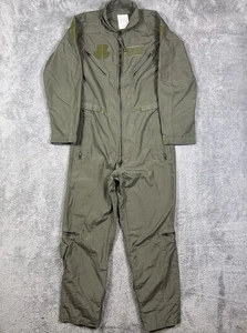 Flyers Coveralls Summer Fire Resistant 38R Scovil Green CWU-27P 8415-01-351-0324 - Picture 1 of 18