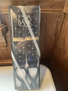 Jos A Bank Hosenträger Neu im Karton One Size Schwarz Lederverschluss - Bild 1 von 6