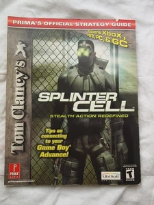 Splinter Cell Strategy Guide Prima Official Game Cube PS2 2003 Vintage Games - Picture 1 of 3