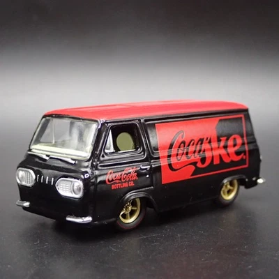 1966 66 FORD ECONOLINE VAN COCA COLA COKE 1:64 SCALE DIORAMA DIECAST MODEL CAR - Image 1 of 4