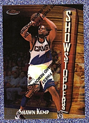 1997 Topps Finest Shawn Kemp Showstoppers #241  Cavaliers - Free Shipping - Image 1 of 2