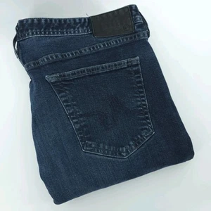 AG Adriano Goldschmied Blue Jeans Mens 38X32 The Graduate Tailored Leg Dark Wash - Picture 1 of 13