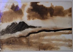 Lindsay M Howieson an Original Abstract Watercolour - Picture 1 of 16
