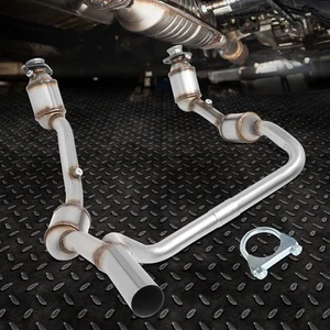 TUBO DE ESCAPE CONVERTIDOR CATALÍTICO DE ACERO INOXIDABLE PARA 07-09 JEEP WRANGLER JK 3.8L - Imagen 1 de 12
