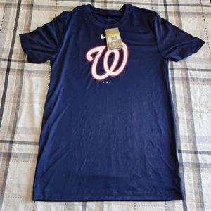 Washington Nationals Nike T-Shirt Authentic Collection Dri-Fit CH Small blau - Bild 1 von 14