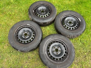 VW Golf IV Audi A3 Skoda Seat Kompletträder Winterreifen 195 65 R15T Continental - Bild 1 von 9