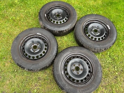 VW Golf IV Audi A3 Skoda Seat Kompletträder Winterreifen 195 65 R15T Continental - Bild 1 von 4