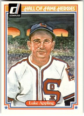 1983 Donruss Hall of Fame Heroes #8 Luke Appling - Image 1 of 2