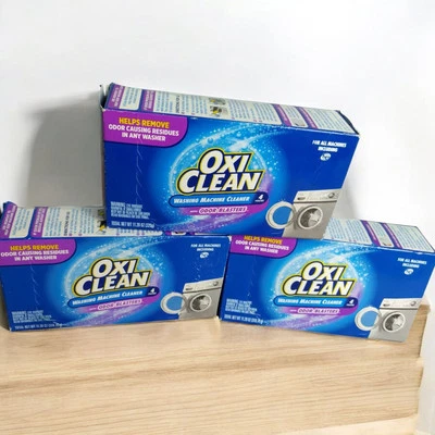 OxiClean Washing Machine Cleaner with, ODOR BLASTERS, 4 Count - Image 1 of 4