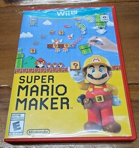 Super Mario Maker (Nintendo Wii U, 2015) CIB Complete w/Manual Tested - Picture 1 of 4