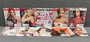 Posten von 10 Marie Claire Zeitschriften - 2016-2017 Mode & Beauty Ausgaben (gebraucht) - Bild 1 von 5