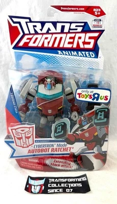 Transformers Animated 2010 Deluxe Class Cybertron Mode Ratchet MOSC TRU - Image 1 of 2