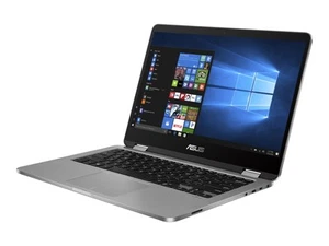 ASUS VivoBook Flip 14 TP401 14" FHD Touch Intel Celeron N3450 4GB 64GB eMMC W10 - Picture 1 of 7