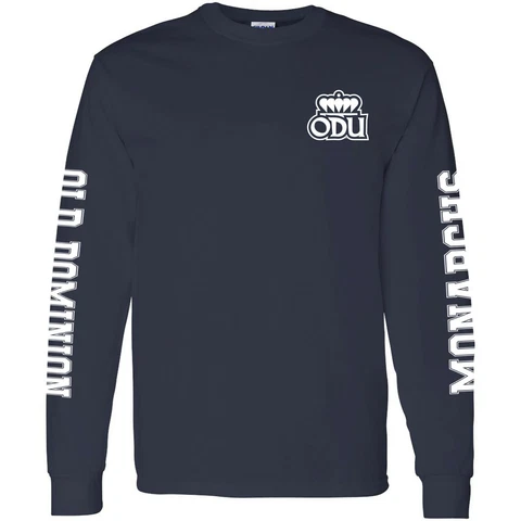 Old Dominion University Double Sleeve Print Long Sleeve - Navy Cover