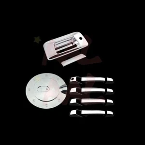 AAL 07-13 CHEVY SILVERADO 4DRS HANDLE W/O PSGKH+TAILGATE+GAS CHROME COVERS - Picture 1 of 1