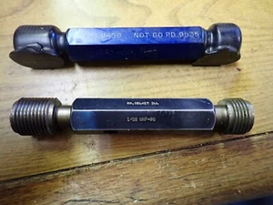 MEDIDOR ENCHUFE ROSCA 1" 12 TPI UN 2B GO NOGO - Imagen 1 de 2