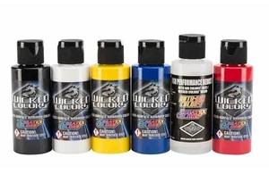 CREATEX WICKED COLORS - SET PRIMARIO WICKED (6 FLACONI DA 60 ML) - Foto 1 di 2