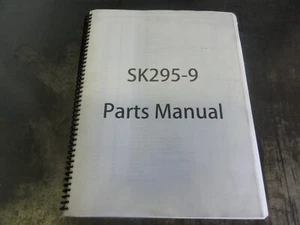 Kobelco SK295-9 Excavator Parts Manual - Picture 1 of 6