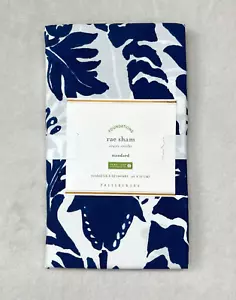 Neu Pottery Barn Foundations Rae Schein Stoff blau Standard 26” x 20” einzeln - Bild 1 von 4
