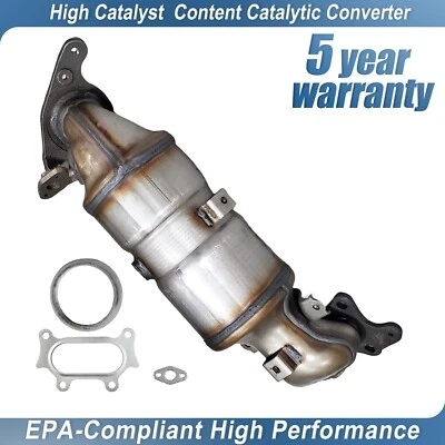 Front Manifold Catalytic Converter for 2006-2011 Honda Civic 1.8L Direct-fit - Image 1 of 4