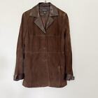 Brooks Brothers Jacket Womens Size 6 Western Brown Suede Leather Blazer 