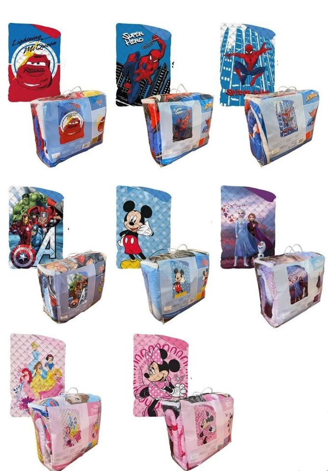 Piumone Trapunta Invernale Disney Avengers mis. 170x260cm Singolo Morbida Caldo - Immagine 1 di 1