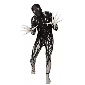 Erwachsene Zalgo Morphsuit Herren Creepypasta Halloween Urban Legend Skin Suit M -XXL - Bild 1 von 6