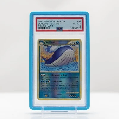 Pokemon Wailord #31 Reverse Holo 2012 Triumphant - PSA 8 NM - Image 1 of 4