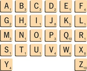 Scrabble Original Replacement Letters – Pick Your Tiles from Drop-Down Menu - Picture 1 of 1
