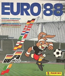 PANINI ALBUM KOMPLETT EURO 88 ERGEBNISSE GESCHRIEBEN VINTAGE FUSSBALL FIGUREN - Bild 1 von 7