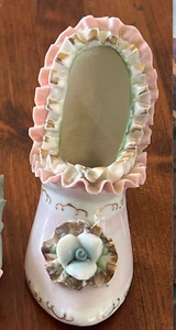 vintage decorative porcelain shoe - Picture 1 of 3