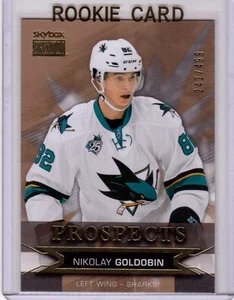 NIKOLAY GOLDOBIN 15/16 Showcase Skybox Premium Prospects Rookie #/499 Card #S15 - Picture 1 of 1