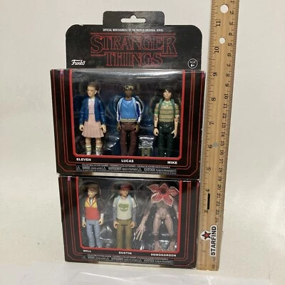 Figuras de ação colecionáveis Funko Netflix Stranger Things pacote com 2X 3 NOVO LACRADO⭐️ - Imagem 1 de 4
