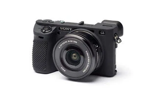easyCover Silikonhülle für Sony A6500 (schwarz/camouflage) - Bild 1 von 6