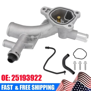 For Chevrolet Cruze Sonic Trax 1.4L Aluminum Water Outlet Thermostat Housing - Picture 1 of 14