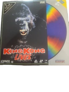 King Kong Lives (Laserdisc) 1987 NEW SEALED MINT - Afbeelding 1 van 10