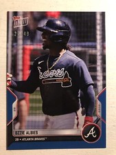 2022 Topps Now Road to Opening Day Blue /49 Braves Ozzie Albies OD229