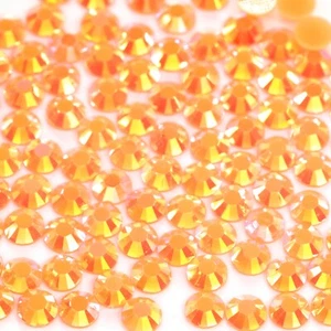 2 - 6mm Crystal Flat Back AB Iridescent Rhinestones Nail Art Festival Face Gems - Picture 1 of 51