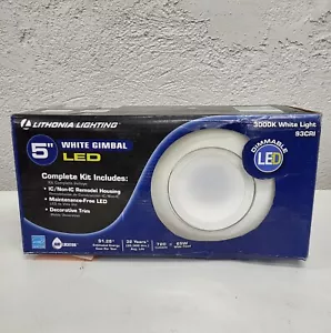 Lithonia Lighting 5" LED White Gimball Ceiling Light - Picture 1 of 4