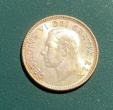 UNC - Canada - 1952 - 10 Cents - Attractive Silver Coin! (1 of 5)