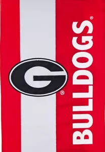 Georgia Bulldogs 28 x 44 Inch Double Sided Vertical House Flag - Picture 1 of 1