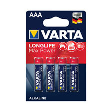 Varta Longlife Max Power AAA Battery Pack of 4 04703101404